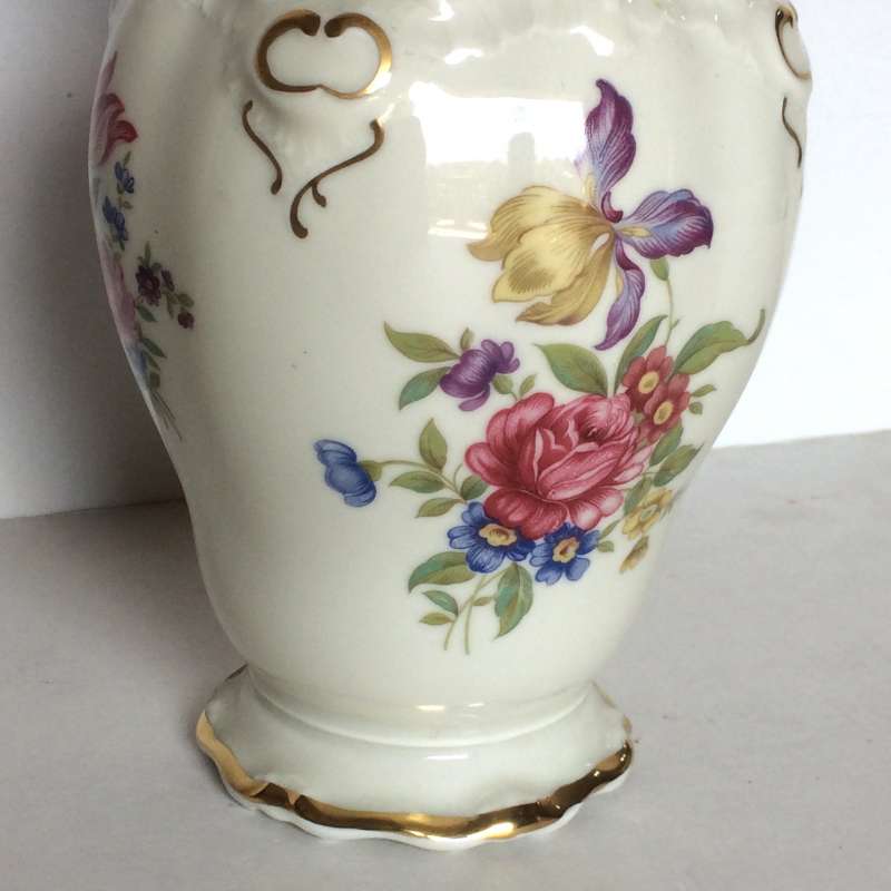 Vintage 13” offers Bavaria Eschenbach Bavaria Floral Porcelain Vase Made In Germany