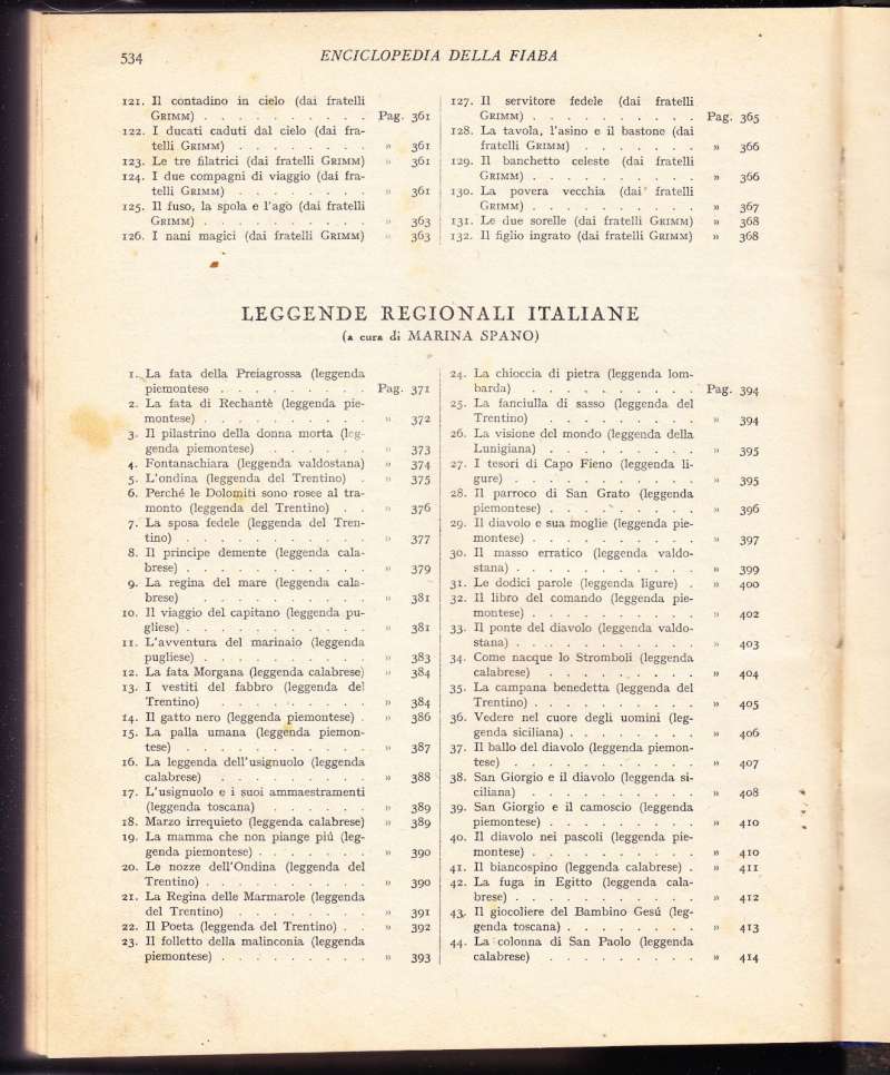 ENCICLOPEDIA DELLA FIABA Fiabe leggende dell'Europa Orientale - Principato  1949 EUR 50,00 - PicClick IT